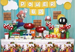 Mario Bros Birthday Decorations Super Mario Bros Party Ideas