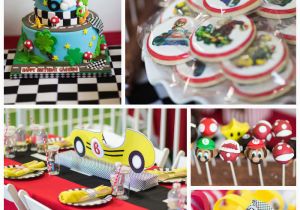 Mario Kart Birthday Decorations Kara 39 S Party Ideas Mario Kart themed Birthday Party