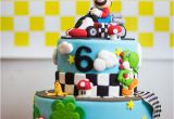 Mario Kart Birthday Decorations Kara 39 S Party Ideas Mario Kart themed Birthday Party Via