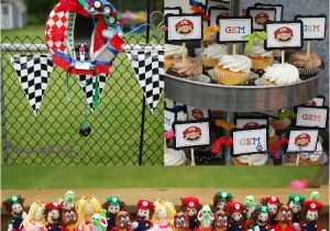 Mario Kart Birthday Decorations Mario Kart Mustache Mania Birthday Party Party Ideas