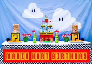 Mario Kart Birthday Decorations Phoenix event Planning Mario Kart Wii Birthday Party