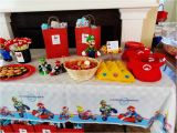 Mario Kart Birthday Decorations Real event A Mario Kart Birthday Party