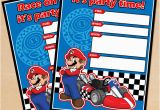 Mario Kart Birthday Invitations Free Printable Mario Kart Birthday Invitation Set