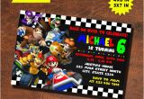 Mario Kart Birthday Invitations Mario Kart Invitation Mario Kart Birthday Mario Kart