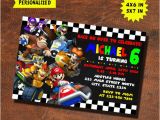 Mario Kart Birthday Invitations Mario Kart Invitation Mario Kart Birthday Mario Kart