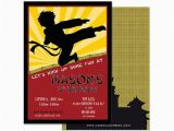 Martial Arts Birthday Invitations Karate Invitation Ninja Martial Arts Boys Birthday