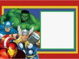 Marvel Avengers Birthday Invitations Avengers Free Printable Kit Oh My Fiesta In English