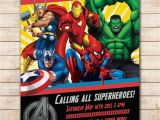 Marvel Superhero Birthday Invitations Avengers Birthday Invitation Google Search Visit to