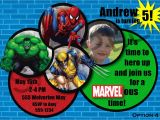 Marvel Superhero Birthday Invitations Marvel Superhero Birthday Invitations Best Party Ideas