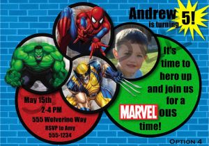 Marvel Superhero Birthday Invitations Marvel Superhero Birthday Invitations Best Party Ideas