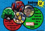 Marvel Superhero Birthday Party Invitations Marvel Superhero Birthday Invitations Best Party Ideas