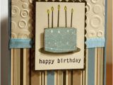 Masculine Birthday Cards to Make Masculine Birthday Cake by Rbright at Splitcoaststampers