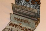 Masculine Birthday Cards to Make Tracy Says Gears Male Birthday Card