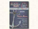 Masculine Birthday Invitations Adult Birthday Invitation Masculine Nautical Woodsy 30th