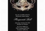 Masquerade Ball Birthday Party Invitations Custom Sweet Sixteen Masquerade Ball Invitations Zazzle Com