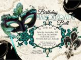 Masquerade Ball Birthday Party Invitations Masquerade Party Invitation Mardi Gras Party Party