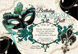 Masquerade Ball Birthday Party Invitations Masquerade Party Invitation Mardi Gras Party Party