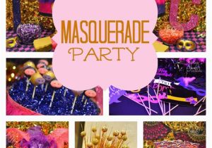 Masquerade Birthday Party Decorations Masquerade Birthday Party