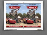 Mater Birthday Invitations Cars Lightning Mcqueen and Mater Birthday Invitation