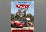 Mater Birthday Invitations Cars Lightning Mcqueen and Mater Birthday Invitation