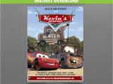 Mater Birthday Invitations Cars Lightning Mcqueen and Mater Birthday Invitation