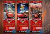 Mater Birthday Invitations Cars Ticket Invitations Mcqueen Invitation Mater