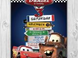 Mater Birthday Invitations Lightening Mcqueen and Mater Birthday Invitation by