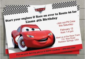 Mcqueen Birthday Invitation Cards 26 Best Mcqueen B Day Invitation Ideas Images On Pinterest