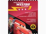 Mcqueen Birthday Invitation Cards Cars Lightning Mcqueen Birthday Card Zazzle Com