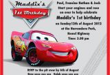 Mcqueen Birthday Invitation Cards Lightning Mcqueen Party Invitation Templates