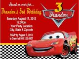 Mcqueen Birthday Invitation Cards Mcqueen Birthday Invitation Cards Hnc