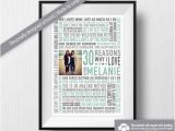 Meaningful 60th Birthday Gifts for Husband Best Friend Gift Reasons why I Love You Personalised