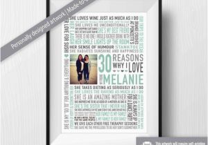 Meaningful 60th Birthday Gifts for Husband Best Friend Gift Reasons why I Love You Personalised