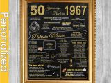 Meaningful 60th Birthday Gifts for Man 50th Birthday Gift for Women 50th Birthday Chalkboard 50th