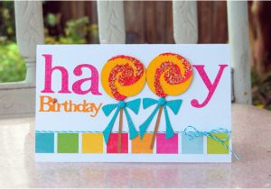 Meaningful Birthday Cards Meaningful Menagerie Lollipop Birthday Card