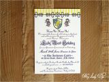 Medieval Birthday Invitations Medieval Dragon and Knight Baby Shower Invitation My