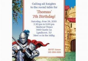 Medieval Birthday Invitations Medieval Knight Personalized Invitation Custom