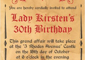 Medieval Birthday Invitations Medieval Party Invitations Oxsvitation Com