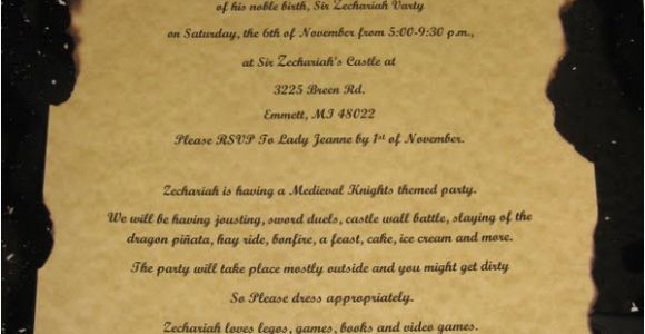 Medieval Birthday Invitations Medieval Times Birthday Quotes Quotesgram