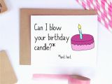 Memorable Birthday Presents for Him Funny Birthday Card Dirty Birthday Card Sexy Boyfriend Card