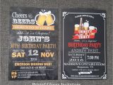 Mens 30th Birthday Invitations 40th Birthday Invitation for Men 30th Birthday Invitation for