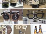 Mens 40th Birthday Decorations Birthday Party Ideas for Men Cheers to 40 Years Milestone
