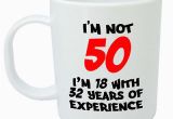 Mens Birthday Gifts Not On the High Street I 39 M Not 50 Mug Funny 50th Birthday Gifts Presents for