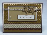 Mens Happy Birthday Cards Stampin Up Handmade Greeting Card Happy Birthday Card