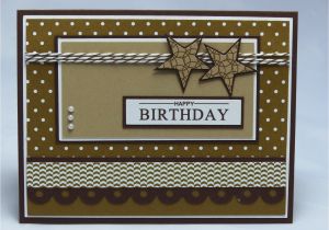 Mens Happy Birthday Cards Stampin Up Handmade Greeting Card Happy Birthday Card