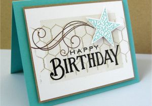 Mens Happy Birthday Cards Stamping Sharing March 2012