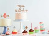 Meri Meri Happy Birthday Banner Happy Birthday Cake topper by Meri Meri Gold Glitter Cake