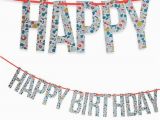 Meri Meri Happy Birthday Banner Liberty Betsy Happy Birthday Garland Decoration by Meri Meri