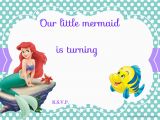 Mermaid Birthday Invitations Free Printable Free Printable Mermaid Birthday Invitation Wording