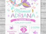 Mermaid themed Birthday Invitations 25 Best Ideas About Mermaid Party Invitations On